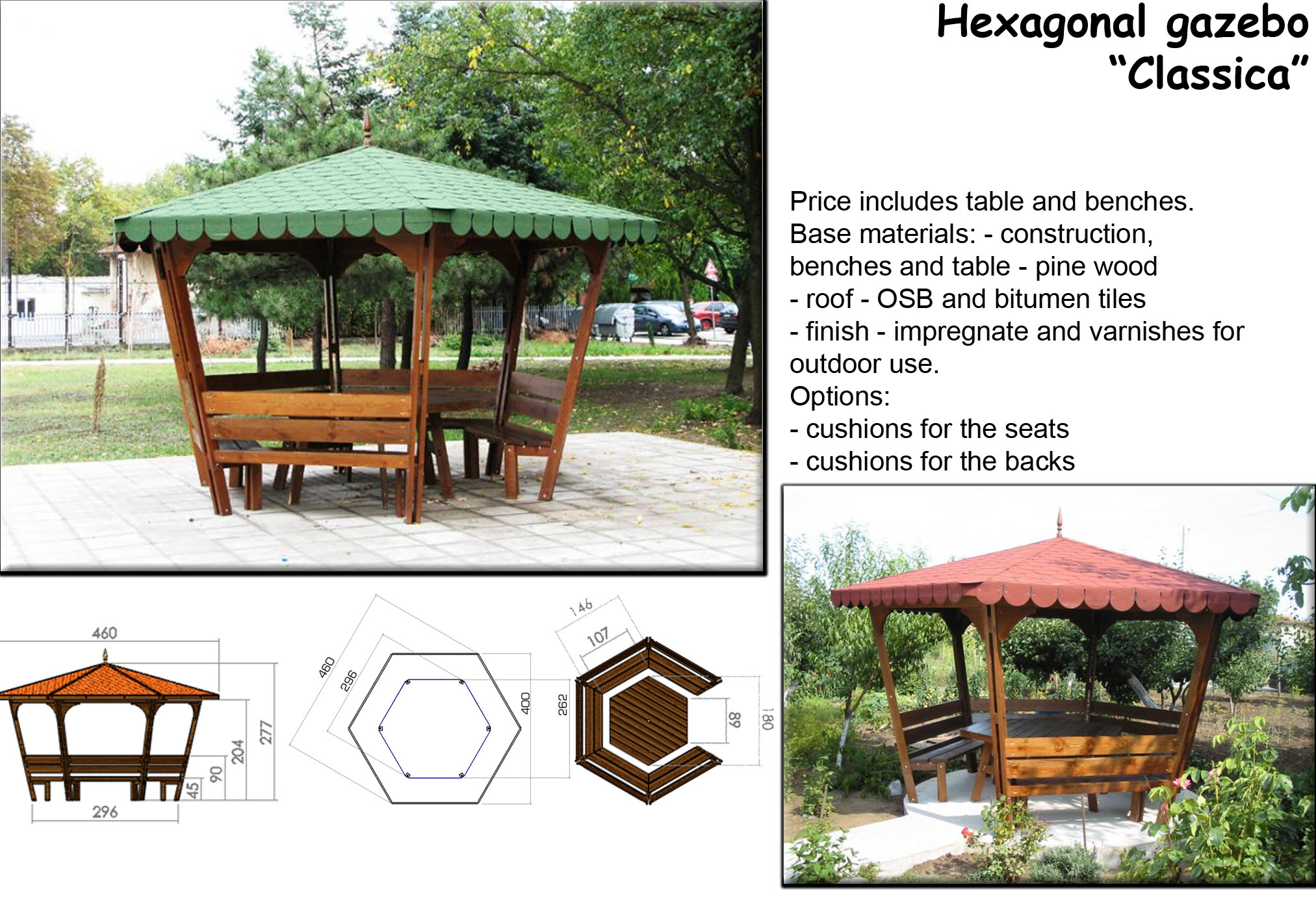 Hexagonal Gazebo Classica