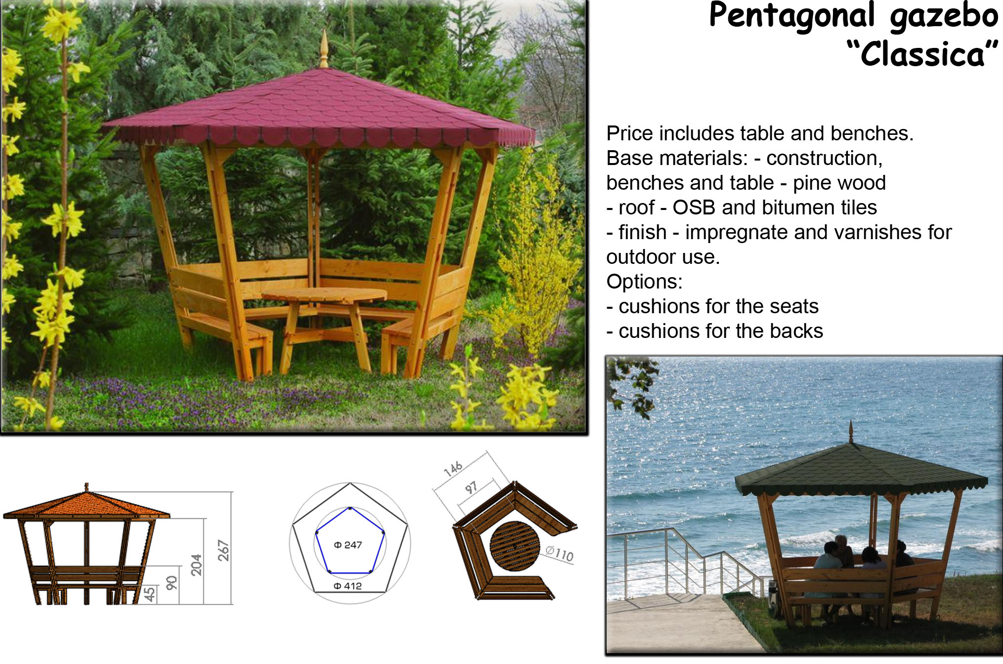 Pentagonal Gazebo Classica