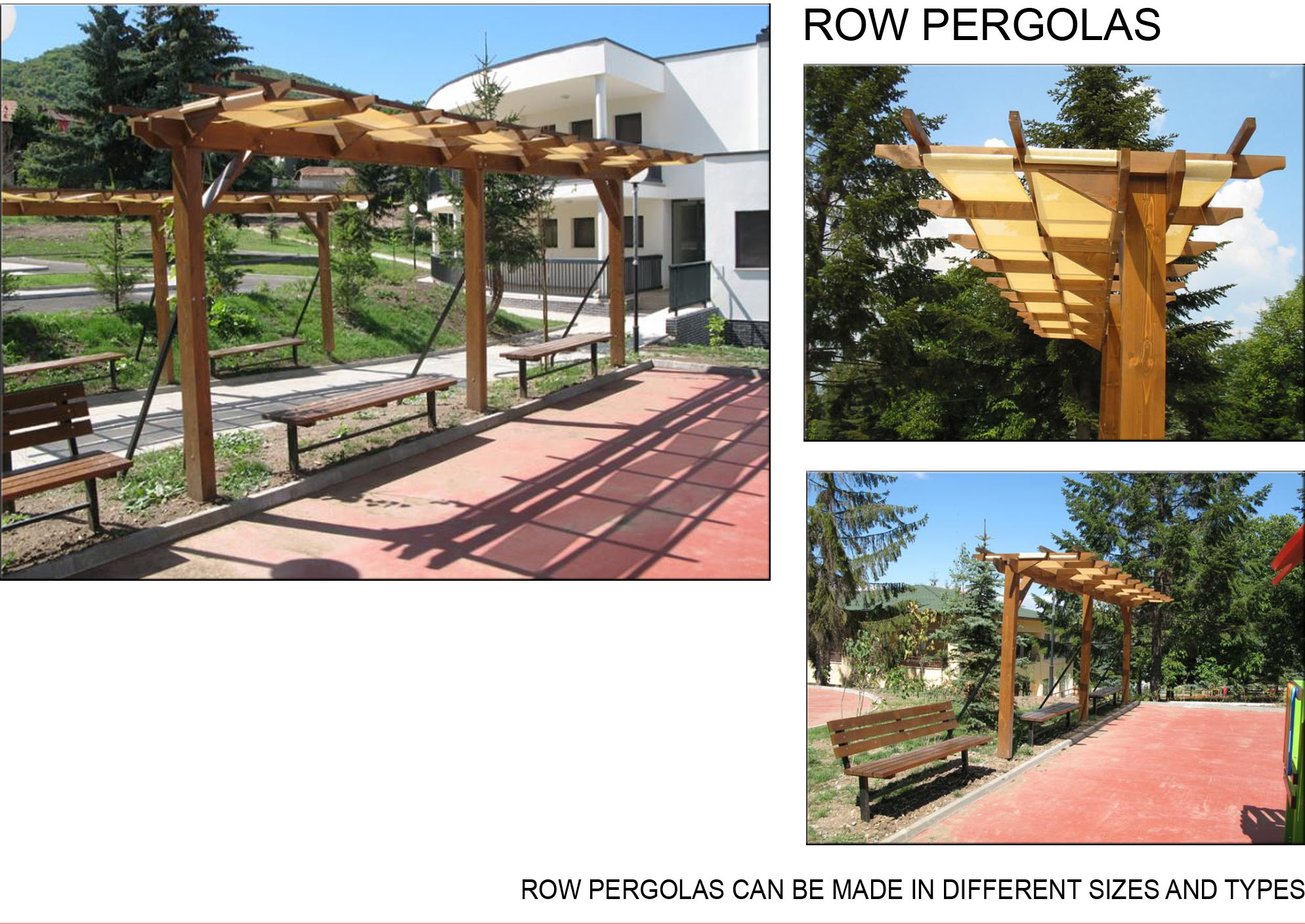 Row Pergolas