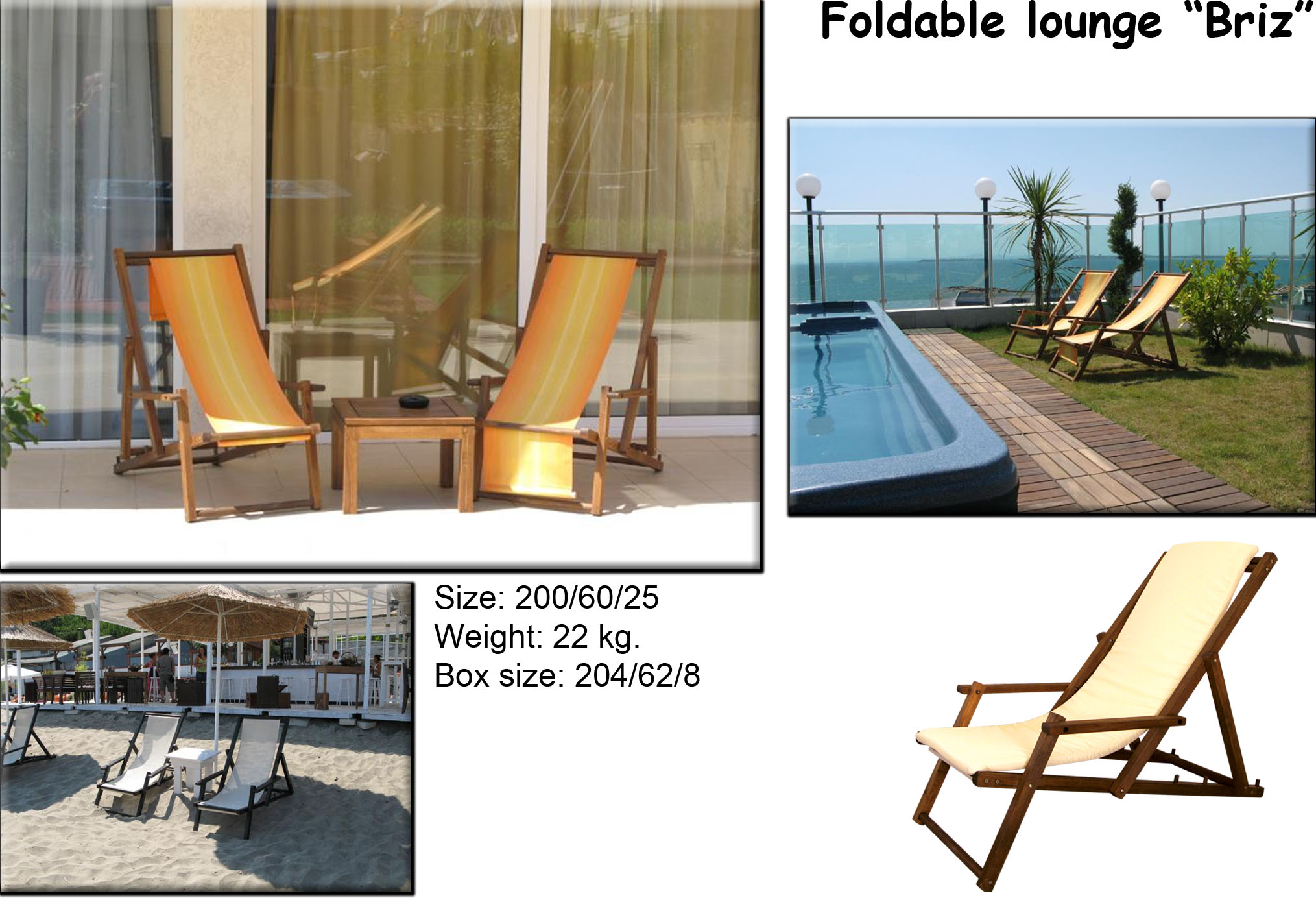 Foldable Lounge Briz